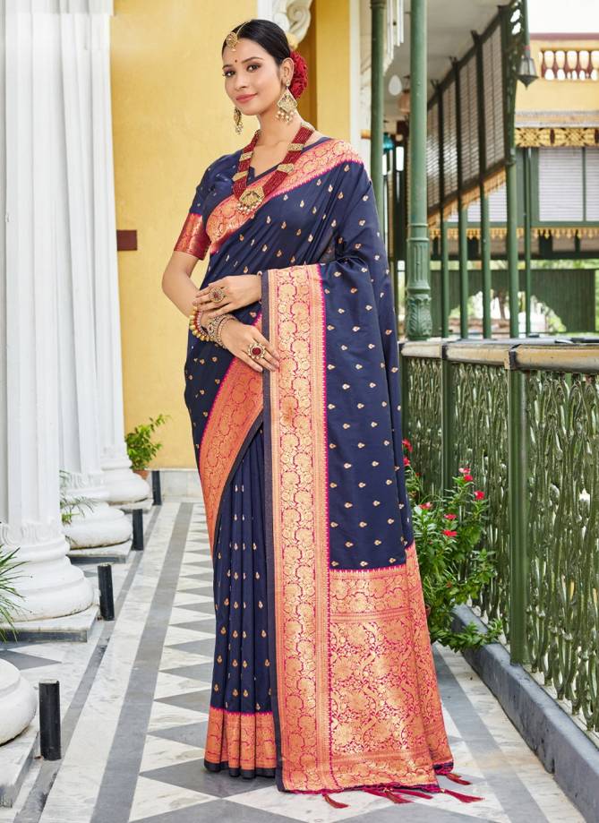 Abhi Silk By Sangam Designer Banarasi Silk Sarees Catalog
